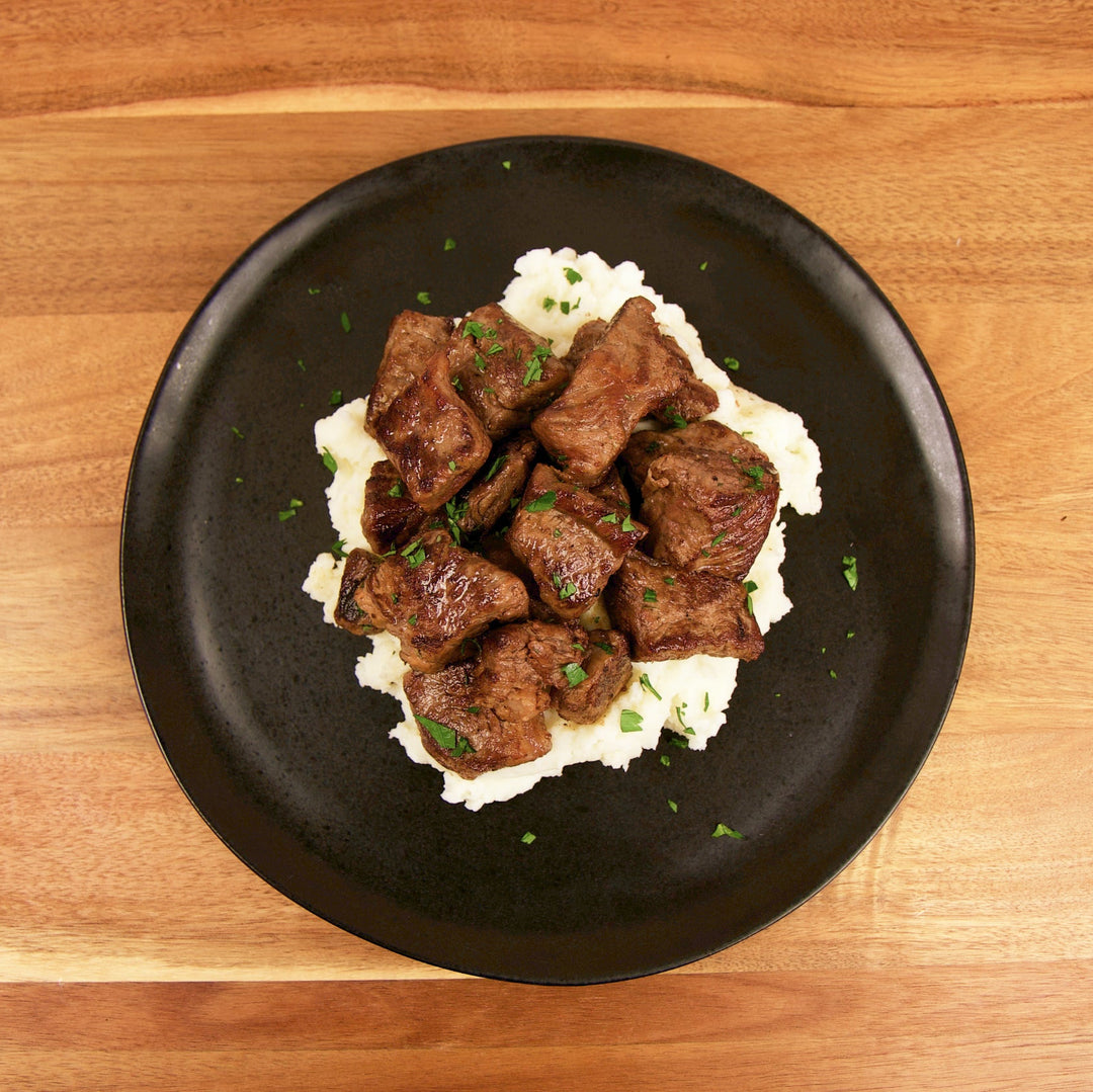 Wagyu Flat Iron Cubes